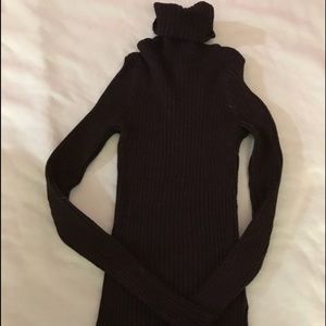 Black Sparkly Turtleneck Sweater